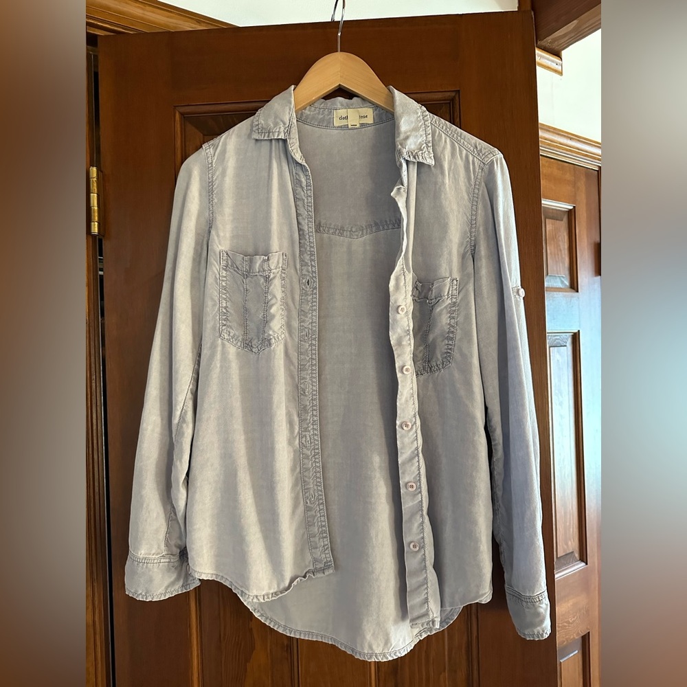 Cloth and Stone Chambray Button Down Anthropologie